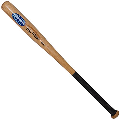Image of Aresson Big Hitter Maxi 34" Hardwood Non-Slip Rubber Grip Softball Bat