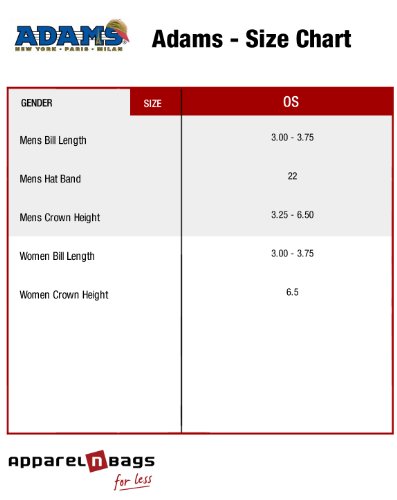 Adams Optimum II True Colors Cap OS BLACK
