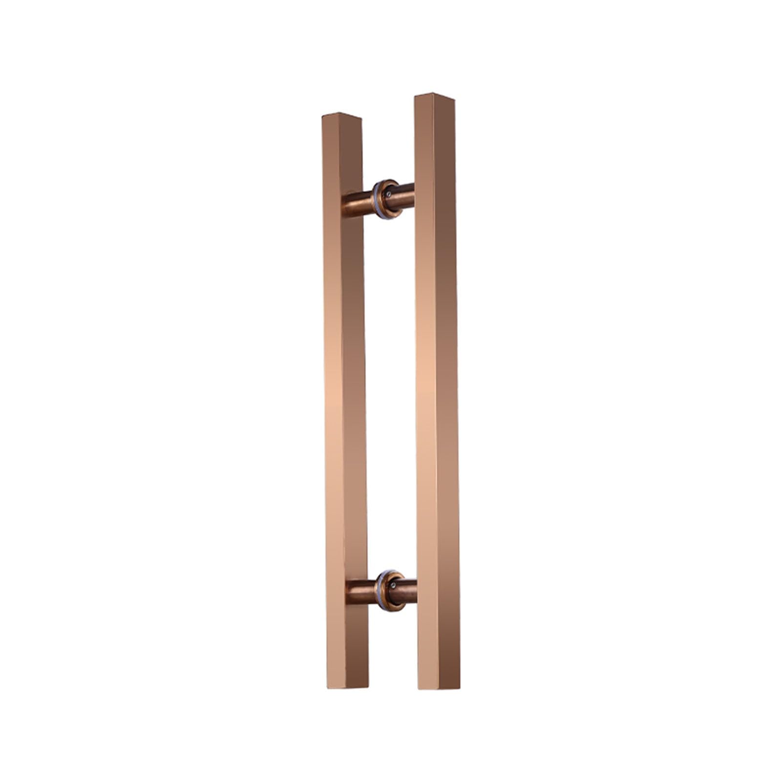 GYRAZXS Polished Barn Door Handle Set with Installation ToolsSliding Replacement for Shed Single Side 500mm Hole SpacingDurable & Stylish Hardware