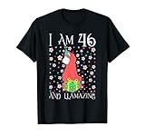 Photo Gallery i m 46 llamazing gift alpaca girl lama happy 46th birthday maglietta Photo Gallery i m 46 llamazing gift alpaca girl lama happy 46th birthday maglietta