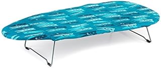 Beldray LA023735PEG Table Top Ironing Board with Cotton Cover, Space Saving Design, Portable & Compact, For Caravans/Smaller Households, Suitable for Left & Right Handed Users, 73 x 31 cm, Peg Print