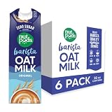 nutpods Original Barista Oat Milk - Sugar Free Non Dairy Milk Made from Oats - Keto Oatmilk Barista