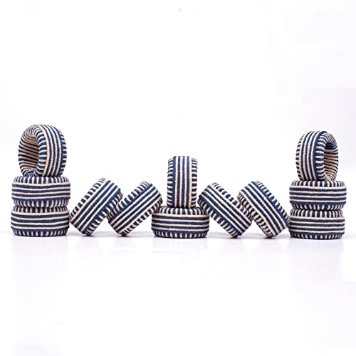 RIANGI Napkins Rings Set of 12 - Elegant Napkin Holder for Cloth Napkins for Dining Table | Boho Home Decor for Easter, Holiday, Christmas, Everyday Dinner Party by RIANGI - Used condition - US$9.40