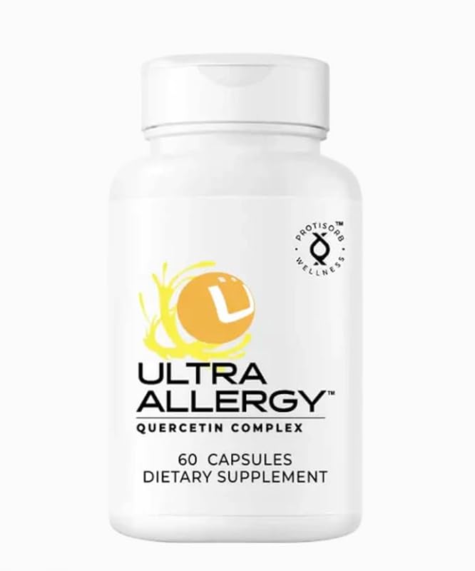 UltraCur UltraAllergy™ — Suplemento de quercetina com N-acetilcisteína (NAC), 60 cápsulas veganas
