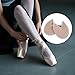 2pcs Ballet Dance Toe Pads, Soft Fabric Toe Pouches Pads Covers Pointe Shoes High Heels Toe Caps Protectors Point Shoe Accessories for Women Girls to Protect Feet