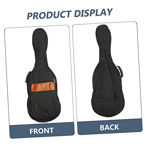 WHAMVOX Bolsa de guitarra baixo mala de viagem mochila bolsa de ombro bolsa acolchoada bolsa de viag