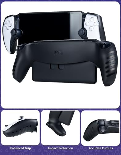 Image of Accessories Bundle designed for playstation Portal Case and Screen Protector Headphones Grip Case charge cable thumb grip and more enabling enhanced remote game play White Gift box Edition