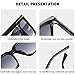 DioKiw Oversize Square Sunglasses for Women Retro Luxury Big Frame Sun Glasses 100% UV Protection Travel Goggles