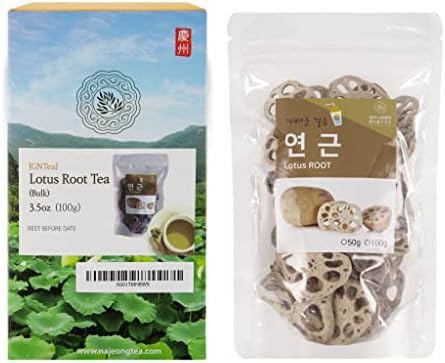 [GNTea] Vegan Lotus Root tea 3.5oz pack (Box of 1)