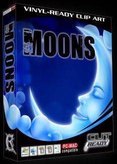 Moon EPS Vector Sign Clipart Moons