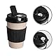 Kaffeebecher Wasserpfeife, Tragbar Kaffeetasse Bong mit Raucherpfeife, Kunststoffbecher Reise Bong, Inklusive 2 Räucherschalen