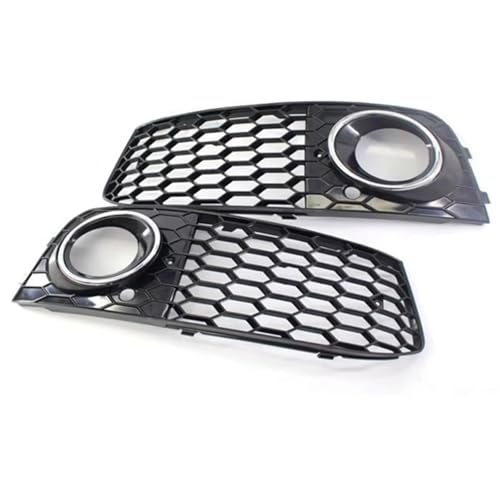 Pare-chocs avant voiture maille en nid d'abeille A4 B8 2011 cache phare antibrouillard
