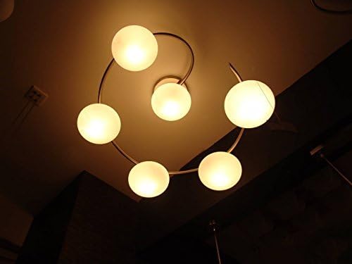 JandCase LED Globe Candelabra Light Bulbs, 2W(25W Equivalent), 250lm, Soft White 3000K, LED Bulbs for Ceiling Fan, E12 Base, Tiny G14 Bulbs, Not Dimmable, 6 Pack