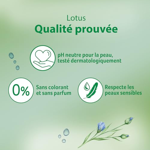 Papier Toilette Humide Doux Fibres Naturelles Sans Plastique Lotus Le Paquet De 42 Feuilles - vue 5