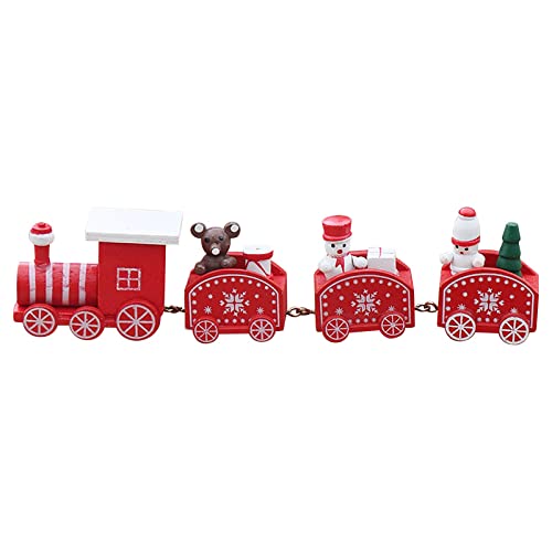 Generisch Weihnachtszug aus Holz, Weihnachten Zug Deko Weihnachten...