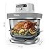 Ninja CRISPi PRO XL Glass Air Fryer, 5 Preset Cooking Functions, Includes 5.7L and 2.3L CleanCrisp Glassware Cooking Containers and Storage Lids, White AS090UKWH