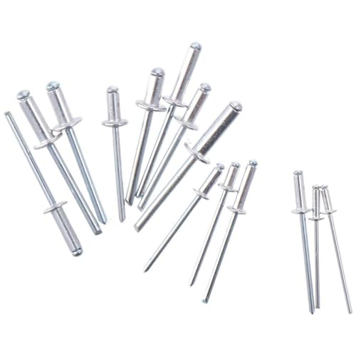 Pop rivet assortiment de rivets aveugles aluminium durable 14 tailles avec étui de rangement