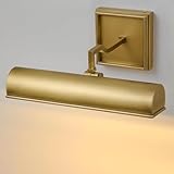 【Braccio oscillante flessibile e regolabile】Dotata di un braccio oscillante regolabile, questa luce per quadri consente di dirigere l'illuminazione con precisione. Modifica facilmente l'angolazione per mostrare al meglio le tue opere d'arte, le esposizioni delle gallerie o le collezioni delle biblioteche, ottenendo un'illuminazione efficace.