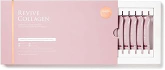 Revive Collagen Premium 8,500mg Hydrolysed Marine Collagen Drink with Added Hyaluronic Acid & Aloe Vera for Healthy Skin, Hair, Nails & Joints | Lemon & Lime | 14 x Sachets