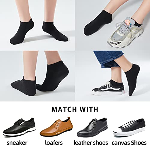 Image of ATBITER 12 Pairs Ankle Socks Women and Men Low Cut No Show Athletic Running Short Socks