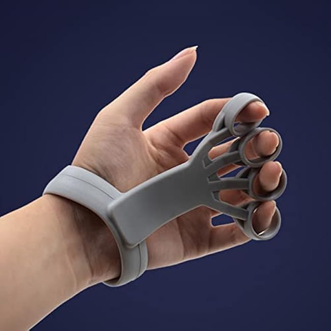 Silicone Finger Stretcher Expander Hand Grip Trainer Hand Exerciser Strengthener Rehabilitation Training Grippers Expander Tool Forearm Exerciser Silicone Finger Stretcher Grippers Strengthener