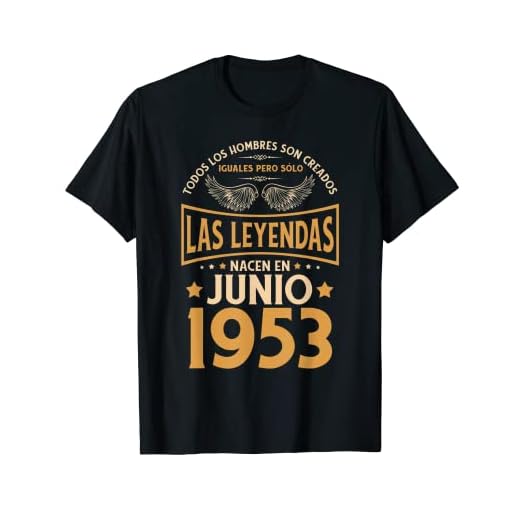 Cumpleaños Hombre Regalos Las Leyendas Junio 1953 Camiseta