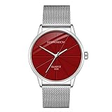 Bokeley Men's Watches, Wristwatches, Men's Fashion Sport Stainless Steel Mesh Band Quartz Analog Wrist Watch (G)
