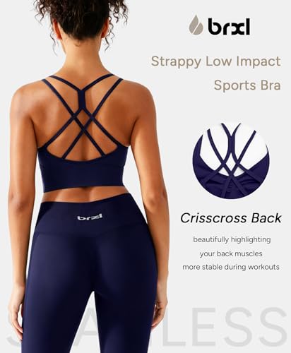 Image of BRXL Sports Bras for Women Crisscross Back Workout Gym Sport Bra