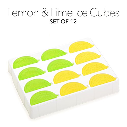 Glaçons réutilisables citron vert et jaune Fishbowl glaçon plastique 5,5cm