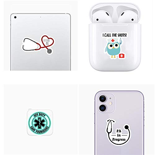 Medical Science Equipment Stickers| Doctor Nurse Stethoscope Waterproof Vinyl Stickers| Human Body Organ Anatomy Map Decals For Water Bottles Laptop Luggage Cup Computer Mobile Phone Skateboard #TOP2