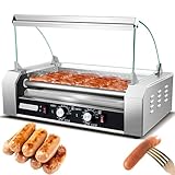 - Design durable : la taille compacte et la portabilité de cette machine à hot-dog commerciale la rendent idéale pour les vendeurs de nourriture mobiles, les barbecues dans le jardin et même les cuisines domestiques.