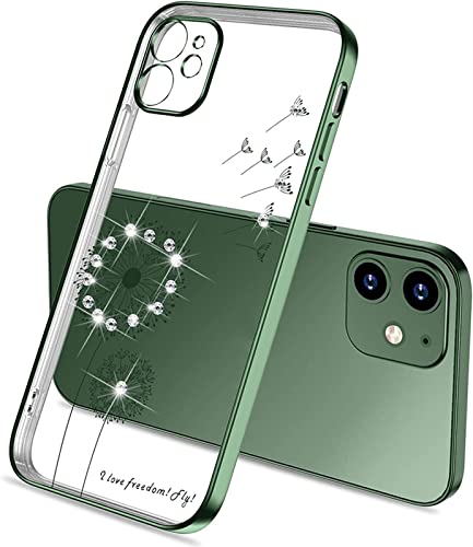 Coque iPhone 12 anti-rayures protection intégrale souple vert foncé