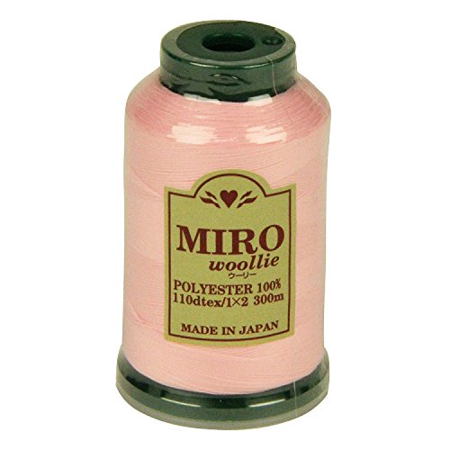 ミロ(MIRO) ウーリー ミシン糸 家庭用 110dtex 300m巻 色番号3 ポリエステル100% 熱や水に強い 日本製