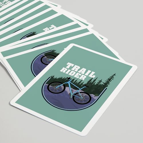 Baraja de naipes Lantern Press Trail Rider Poker 52 cartas miniatura 5