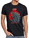 Produktbild style3 Gojira T-Shirt Herren Kaiju Japan Nippon Tokio Tokyo, Größe:3XL, Farbe:Schwarz