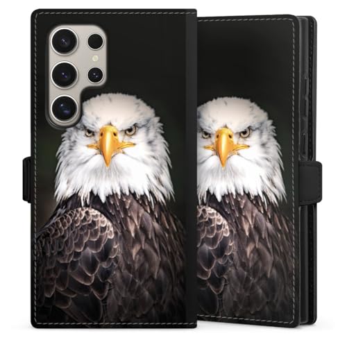 Étui Galaxy S24 Ultra magnétique - Housse folio DeinDesign au motif aigle élégant