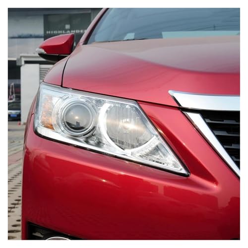 Coque de phare avant Toyota Camry 2012-2014 : lentille anti-jaunissement