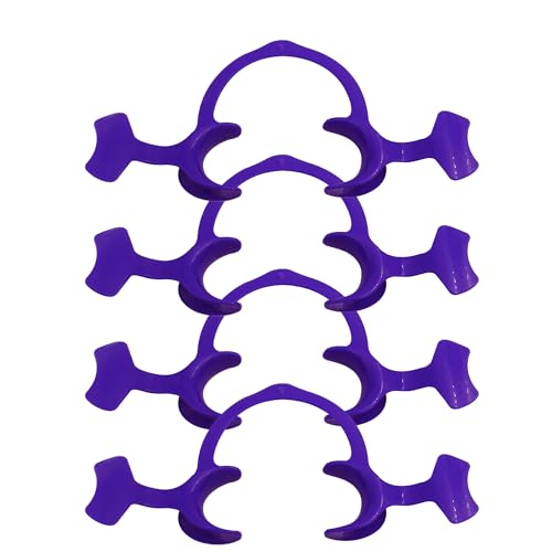 Image of Dentosmile Flexi Eco Cheek Retractors Mouth Opener with Wings in Purple Colour, Large (Made in India) (4)