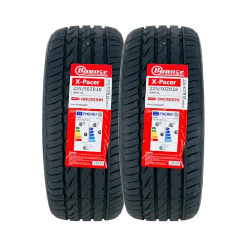 Image of BANOZE X-PACER 225/50R18 99W XL High-Performance Tyre – ZR Speed Rated, Extra Load, Superior Wet & Dry Grip – Fits Sedan, Coupe, SUV | 2255018 (2)