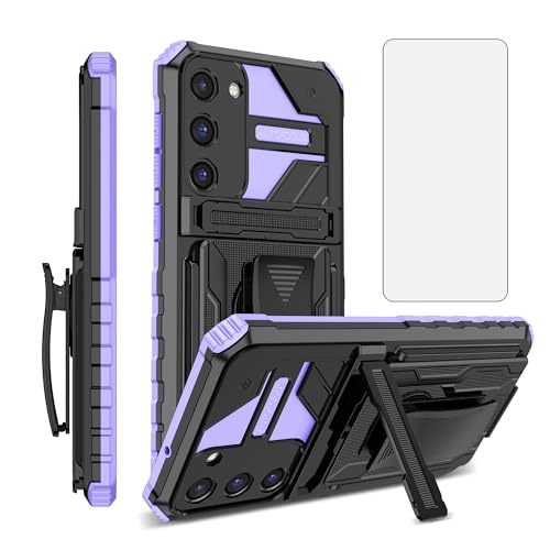 Coque Samsung S23 Plus antichoc armure premium avec clip ceinture et protection écran intégrée