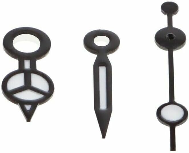 Ewatchparts Watch Hand Compatible With Lady Tag Heuer 2000 956.112, 956.114 Mercede Black