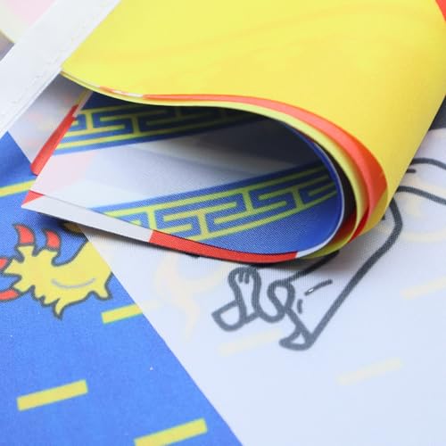 Image of AZ FLAG 22 French Metropolitan regions 7 meters BUNTING Flag 22 flags 9'' x 6'' - region of France STRING flags 15 x 21 cm