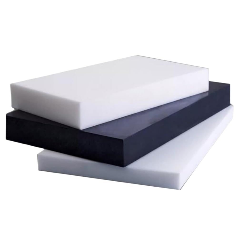 1 szt. Arkusz z kopolimeru acetalowego POM Kwadratowy prostokątny Grubość 3-60 mm Wielokolorowy CNC(White,50x200x300mm)