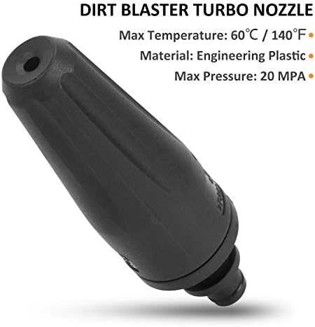 STYDDI Dual-Function Lance for Karcher K2-K7 Series Pressure Washer, Pressure Washer Replacement Lance with Dirt Blaster Rotating Turbo Nozzle and Adjustable Spray Nozzle