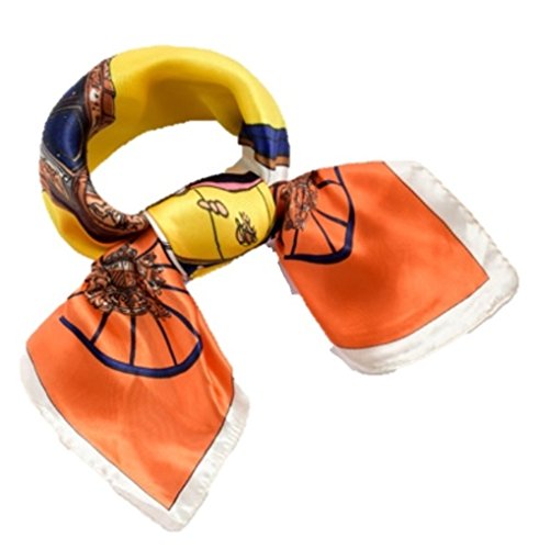 Rosy*|シルク風 アンティーク調 スカーフ