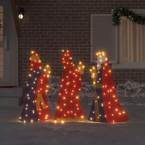 Éclairage Noël 3 Rois Mages pour illuminer facilement de grands espaces extérieurs et intérieurs