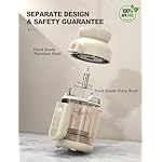 Auto Baby Food Maker, Glass Baby Food Mills, Baby Blender & Steamer and Puree Maker with Auto Cooking, Easy Cleaning, Dishwasher Safe, Cook at Home, Touch Screen Control - Image 3