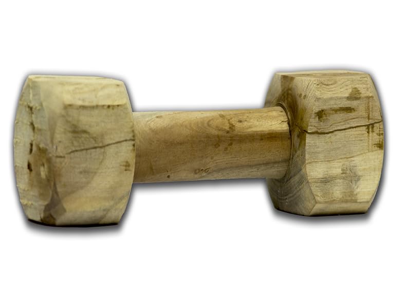 FUREVER PET CLINIC & STORE Wooden teether Dumbbell Shaped Dog Toy - M (B0CV9T6WXC) Amazon Price History, Amazon Price Tracker