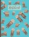 Notebook: Cute Otters Cartoon Cover - Lined Notebook, Diary, Track, Log & Journal - Gift for Boys Girls Teens Men Women (8"x10" 120 Pages)