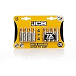 S6588 JCB AA Super Alkaline Batteries - Pack of 4+4